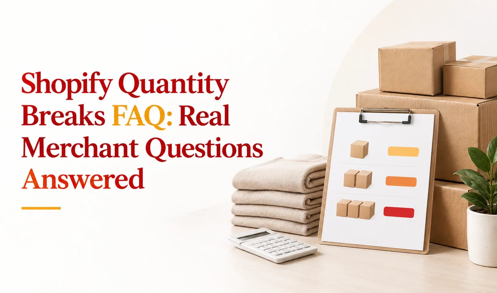 Shopify quantity breaks FAQ