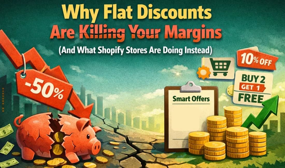 Why Shopify Flat Discounts Are Killing Your Margins (And What Merchants Are Doing Instead)
