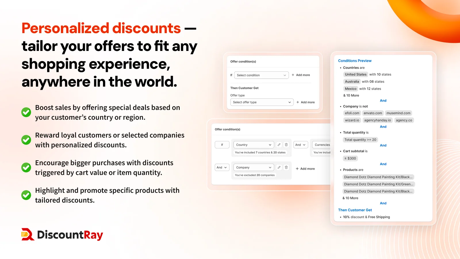 Personalized Discount by DiscountRay – Solve Complex Offers With Smart Rules