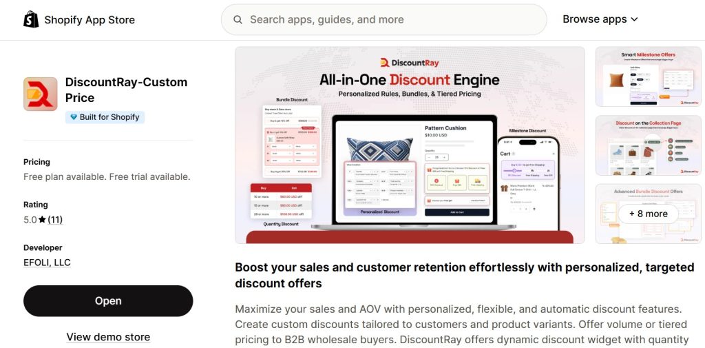 best shopify automatic discount apps - discountray