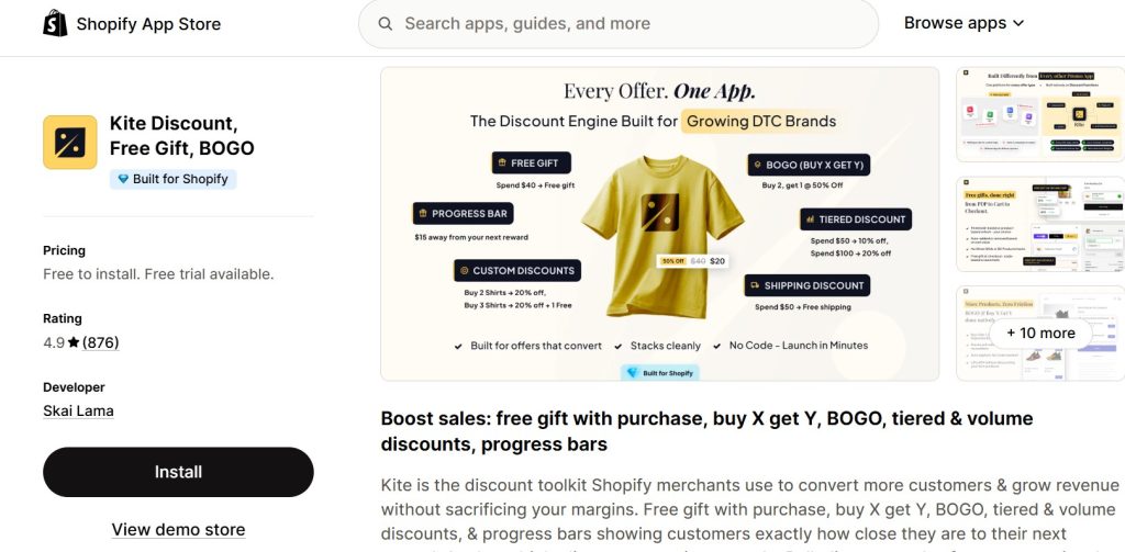 best shopify automatic discount apps - kite