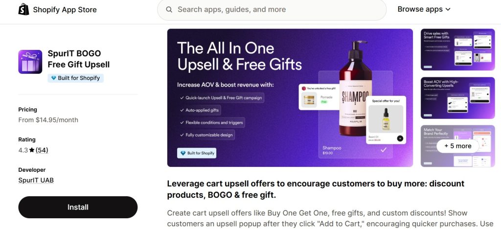 best shopify automatic discount apps - spurIT UAB
