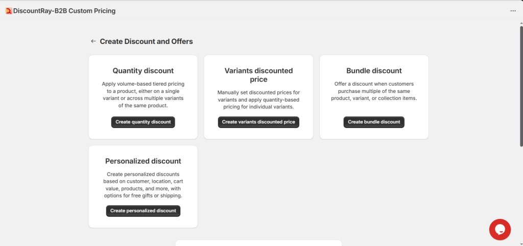 Create discount offers with DiscountRay