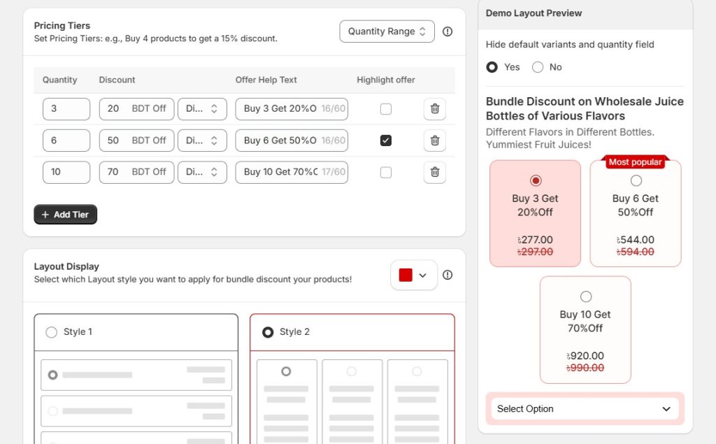 wholesale juice bottles - Discount Rules