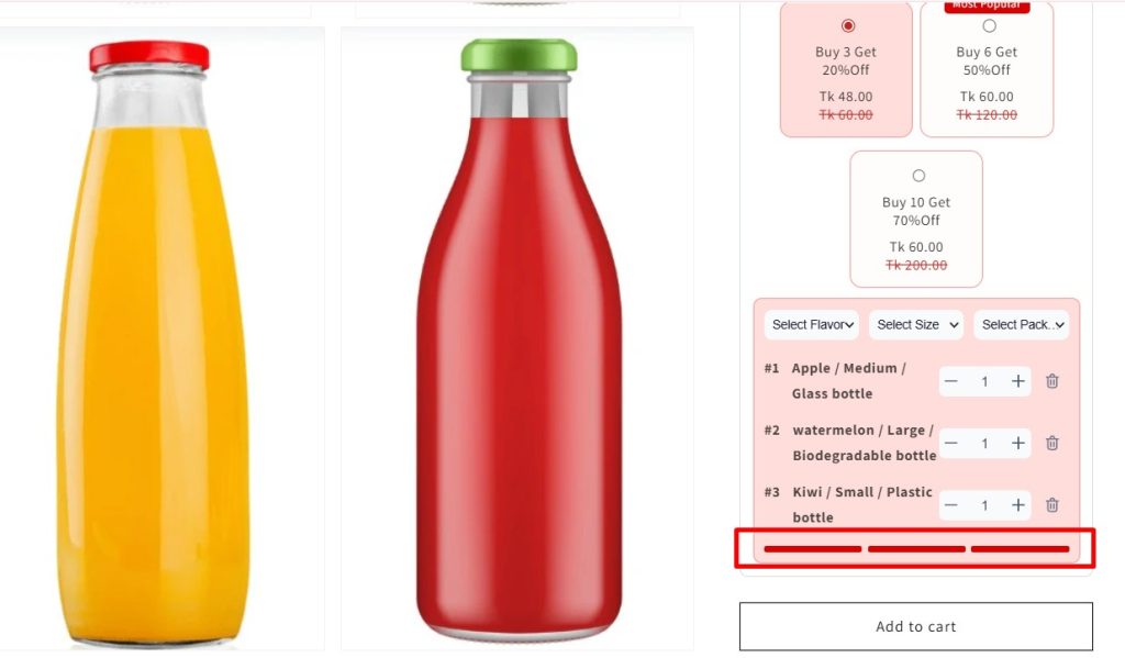 wholesale juice bottles - Red Bar Progress by DiscountRay