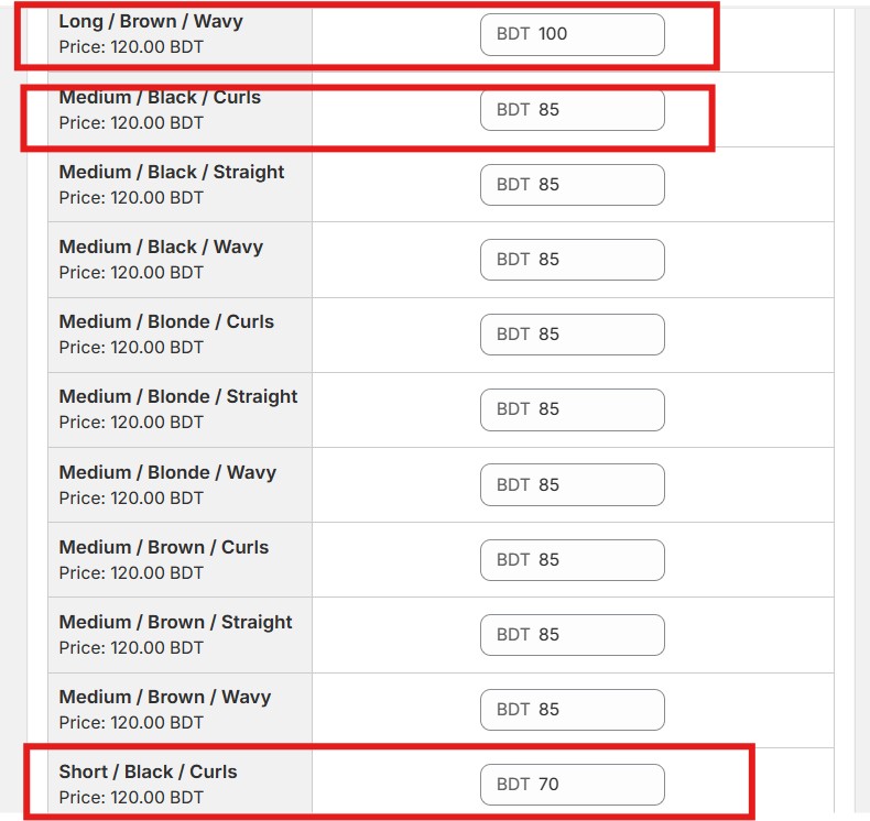 automate salon pricing - DiscountRay Variants Discounted Price Setting