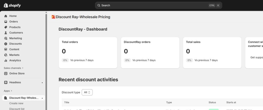 halloween promotion ideas - discountray dashboard