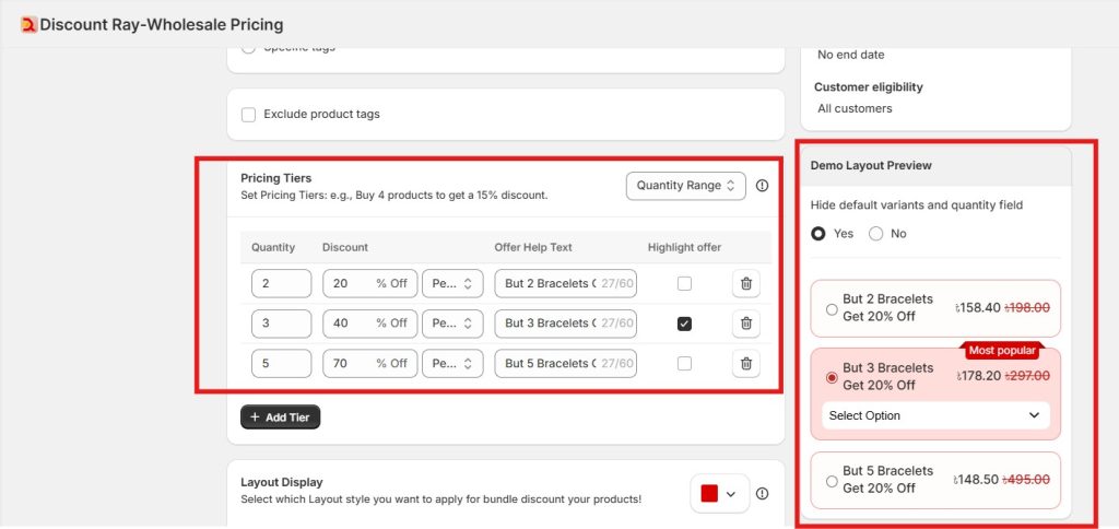 shopify cyber monday - discountray bundle discount