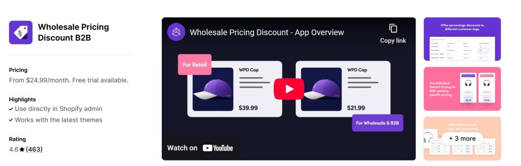 shopify wholesale discount apps - wpd shopify app store