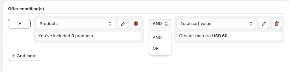 how multiple conditions work