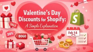 ¿Qué son los descuentos de San Valentín para Shopify? - imagen destacada