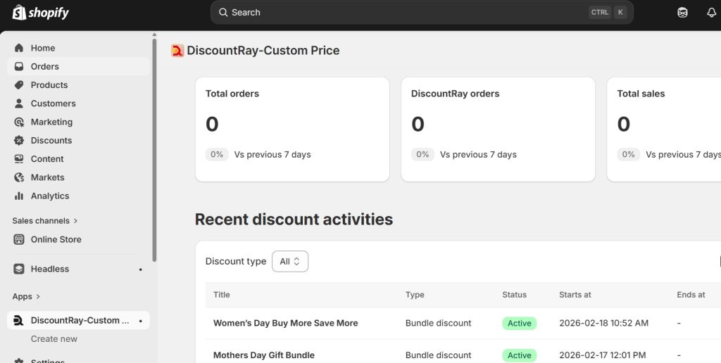 eid deals - discountray dashboard