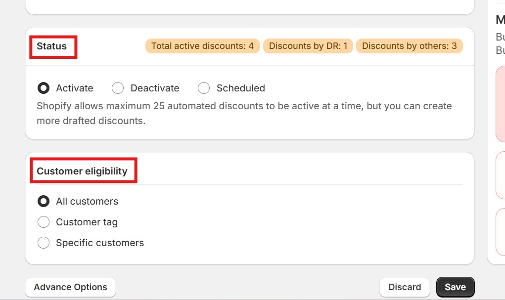 mothers day discounts - discountray activate and customer group