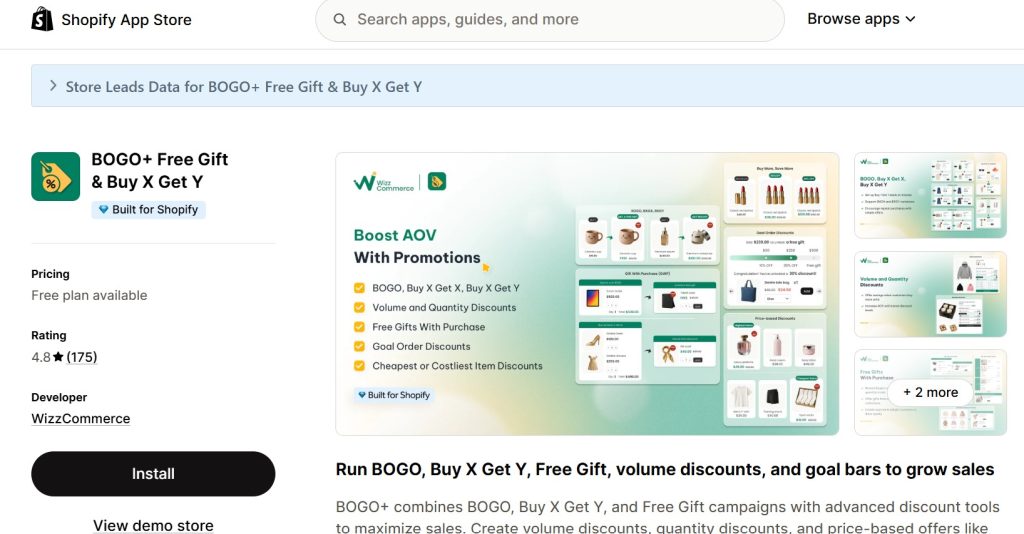 best shopify tiered discount apps - bogo+