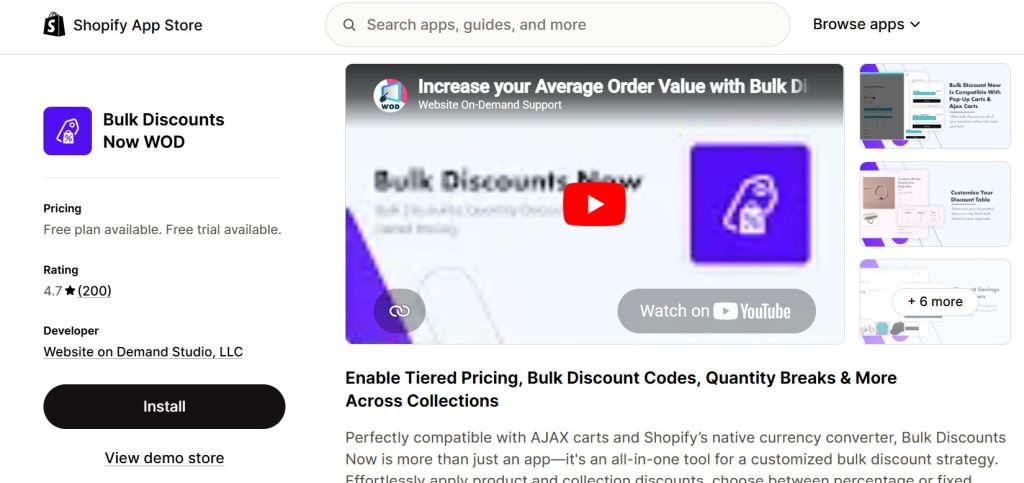 best shopify tiered discount apps - bulk discounts