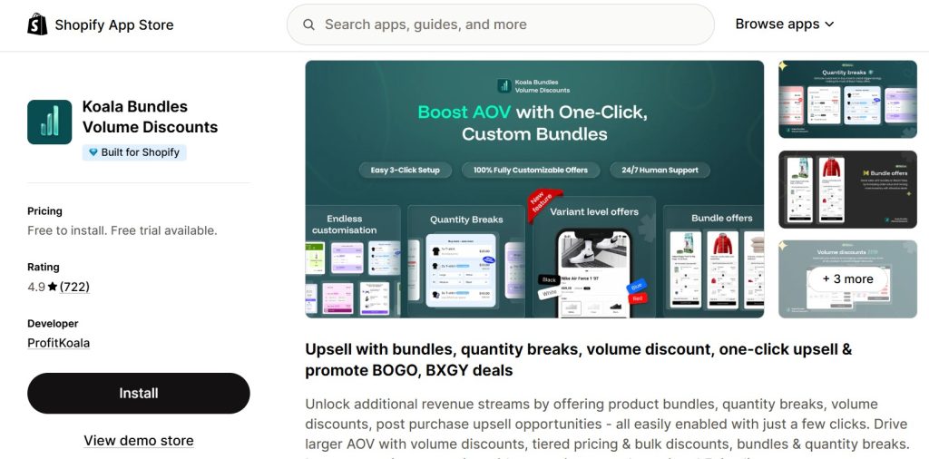 Pumper Bundles alternatives Shopify - koala