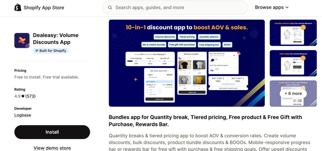 Shopify discount apps for holiday sales - dealeasy