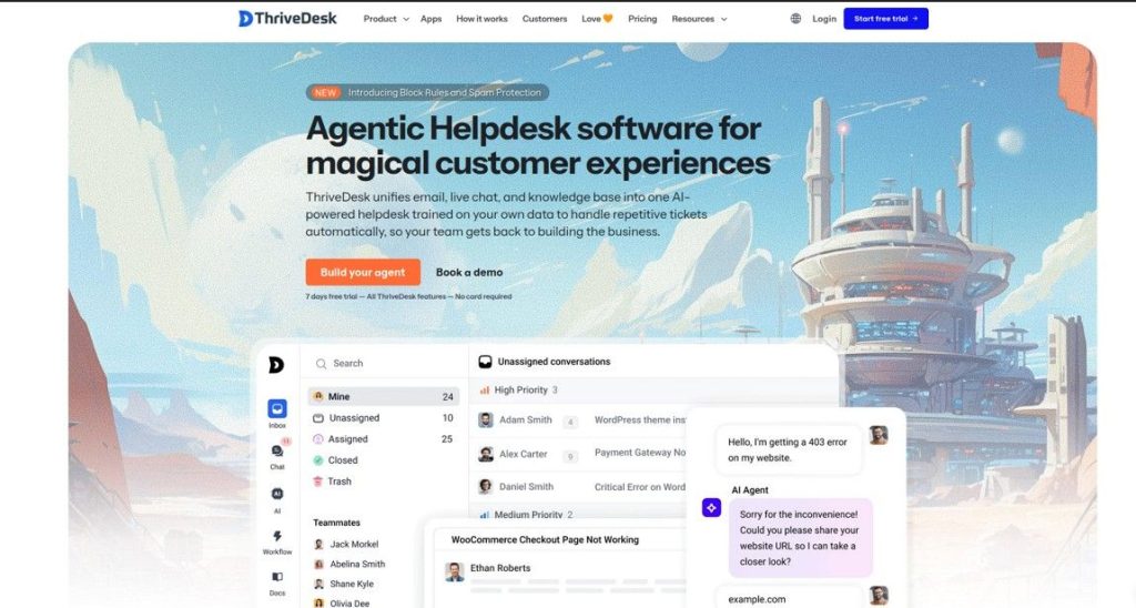 intercom alternatives -thrivedesk